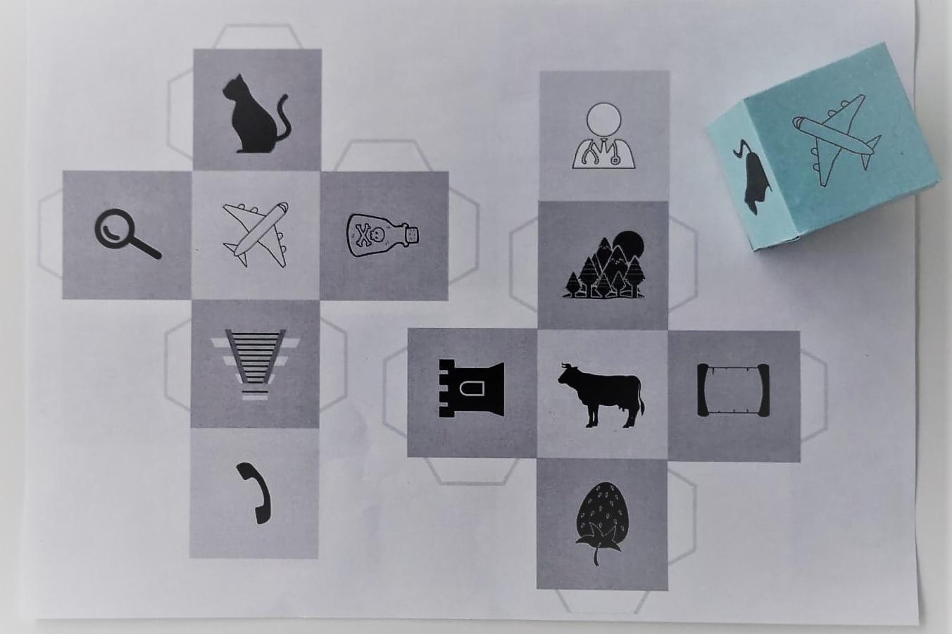 jeu de dés pour enfant
